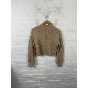 Sunday Best Tan Crew Neck Sweater